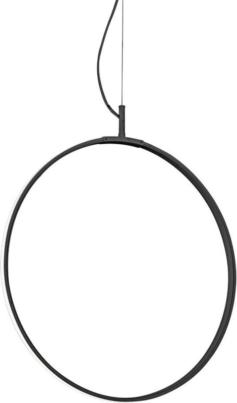 Ideal Lux CIRCUS 44 cm integrierte LED-Pendel-Deckenleuchte Schwarz, 3000 K