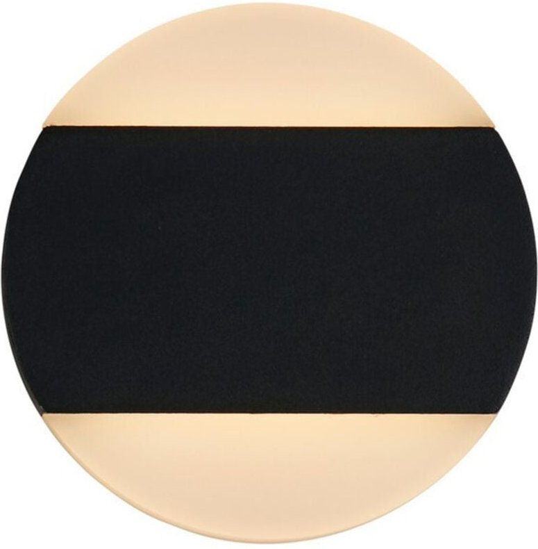 Searchlight Cavern LED Up Down Wandleuchte für den Außenbereich, Schwarz