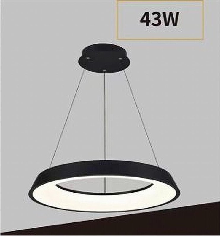 Thumbnail - Trade Shop - LED LAMPS 43W THREE COLORATIONEN LAMPADA AUS ULTRA MODERN A71-3C - Schwarz