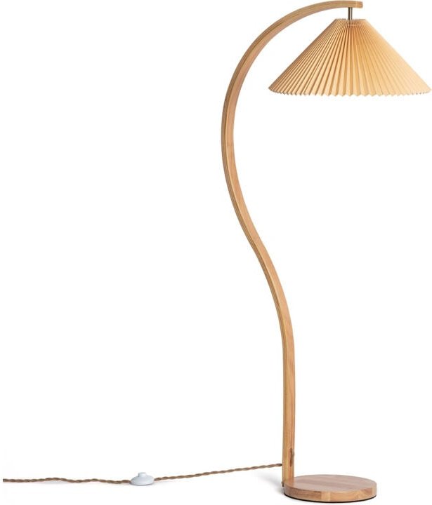 Stehlampe Holz Luanda Orange