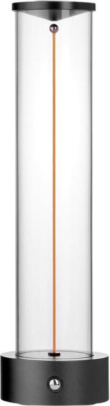 Trade Shop - LAMPADA DA TAVOLO SCRIVANIA LED 3W FILAMENTO FLESSIBILE MAGNETICO LUME RICARICABILE D39 - Dunkelgrau