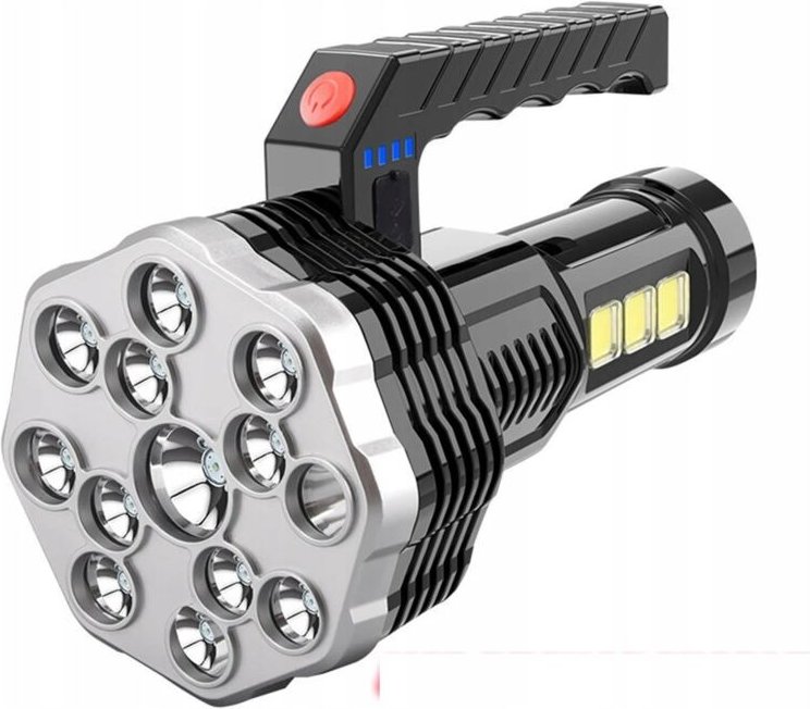 Leistungsstarke Taktische Taschenlampe Mit 17 Leds