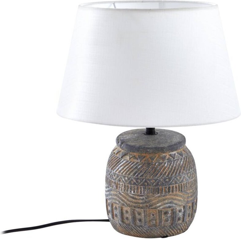 Thumbnail - Tischlampe 'Aelith' aus Textil für Wohnzimmer & Esszimmer von Lindby