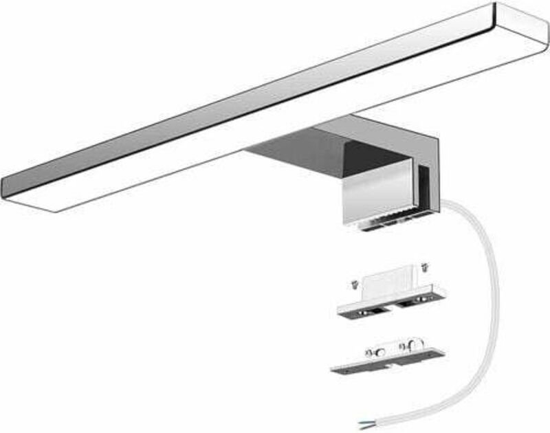 LED-Badezimmerspiegelleuchte, 5 W, 500 Lumen, 30 cm, Kaltweiß (6000 K), IP44 wasserdicht, flimmerfreie Möbelbeleuchtung