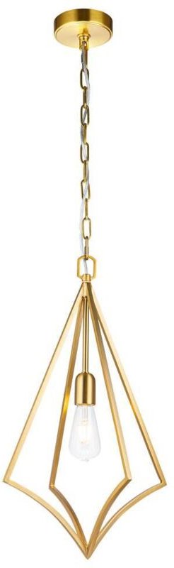 Thumbnail - Elstead Feiss Nico Wire Frame Pendelleuchte Messing brüniert