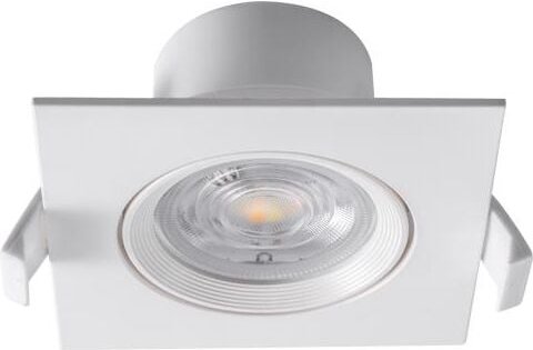 Braytron - Einbauleuchte Schwenkbar Spot led 7W 670 Lumen sqr Ø70mm IP20 Downlight 3000K-6500K Eckig Weiß