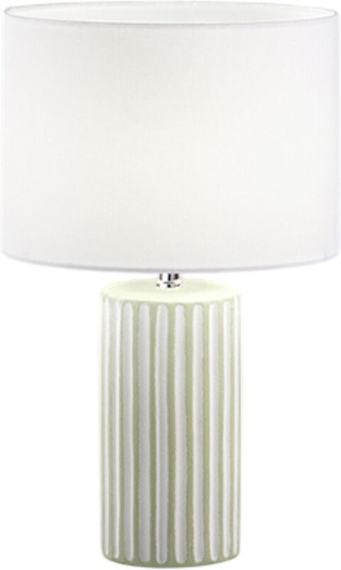 Perenz – Keramik-Tischlampe Beige, Ø28 H46 cm, E27 max 60W – ohne Leuchtmittel