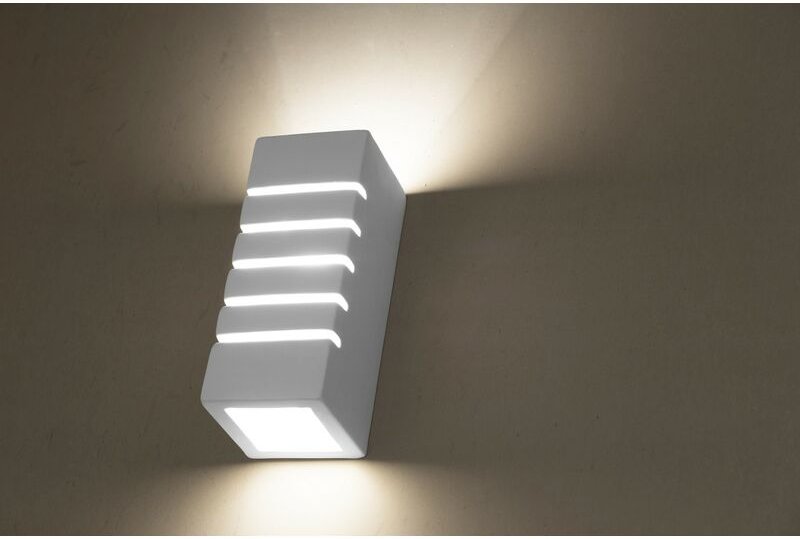 Up Down Wandleuchte Modern Weiß Gipslampe Flur Schlafzimmer