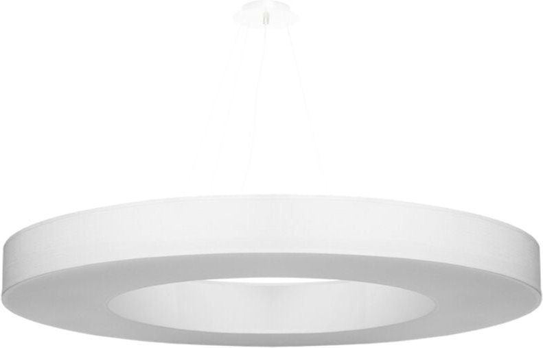 SATURNO SLIM 90 Weißer Kronleuchter