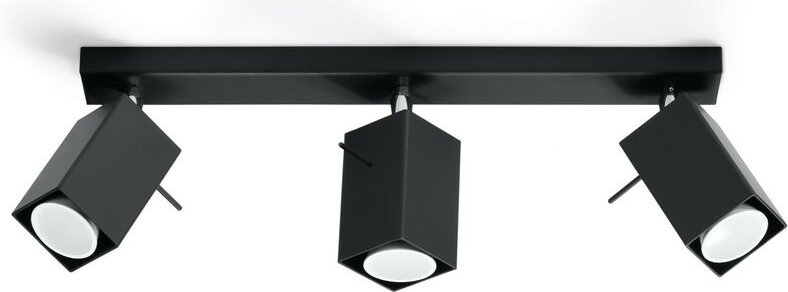 Deckenstrahler Metall Schwarz verstellbar GU10 Wohnzimmer Arbeitszimmer