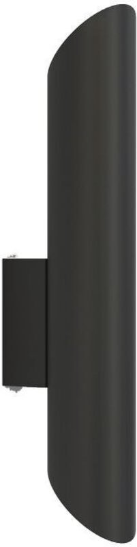 Wandlampe Up Down 33 cm hoch Schwarz Metall GU10 2-flammig länglich Modern indirekte Wandleuchte Flur