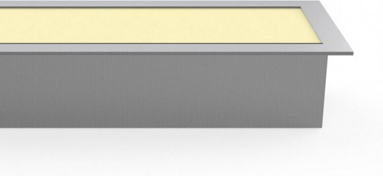 Vertieft 40w 3000k linex Aluminium 3200lm 120x6.5x3.5