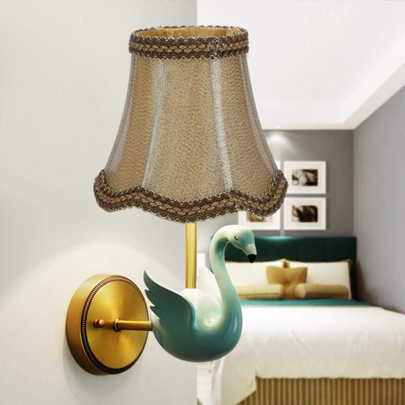 6er-Set Lampenschirme aus Stoff für Tischlampen, Retro-Accessoires, kleine Lampenschirme für E14-Fassungen, Kronleuchter...