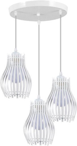 Plafon Ragusa Blanco 3xe27 Regx36x36cm - Fabrilamp