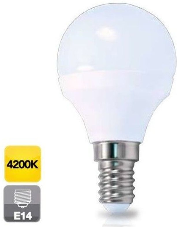 E14 5W sphärische LED Birne Tageslicht 4200K 470 lm GSC 2002346