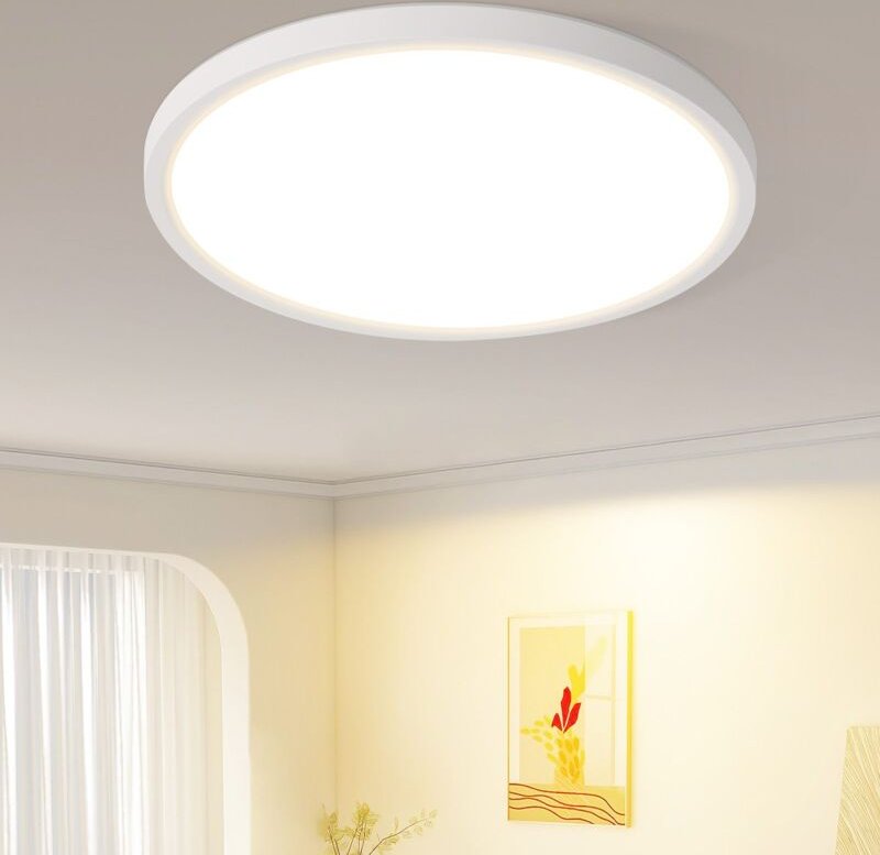 Deckenlampe led Deckenleuchte Flach - Schlafzimmerlampe 18CM Badezimmerlampe 15W Küchenlampe Schlafzimmer weiß Deckenbel...