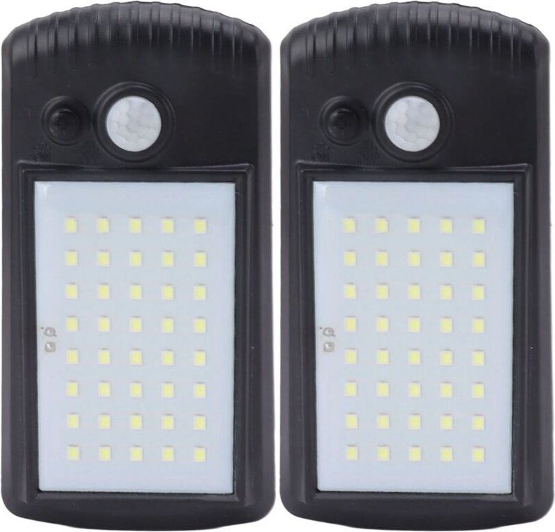 Asixxsix 2er-Pack Solar-Terrassenschirmleuchten, Solar-Bewegungsmelderleuchten zum Anklemmen im Freien, IP65, wasserdich...