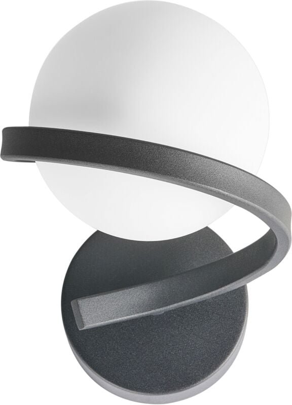 Wandlampe COLAGNE Metall Schwarz