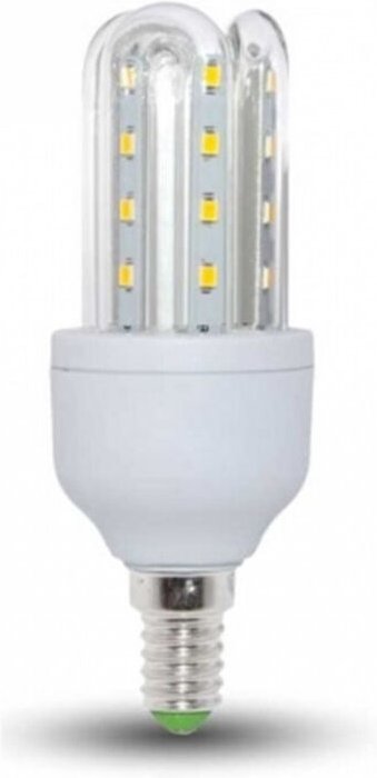 Trade Shop Traesio - Trade Shop - LED-Leuchtmittel E14 5W 3U JN04 Rohrleuchte Linear Tube Warmes Licht 3000K 475LM 87125...