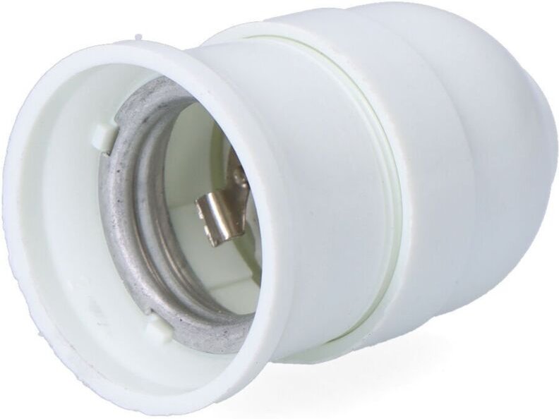 Keramik-Innenfassung aus Bakelit E27, 4 bis 230 V, weiß, ø43 x 65 mm (eingeschweißt)