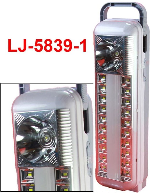 Trade Shop Traesio - Trade Shop - wiederaufladbare notlampe mit 20 smd led neon 14 smd 1 led taschenlampe -