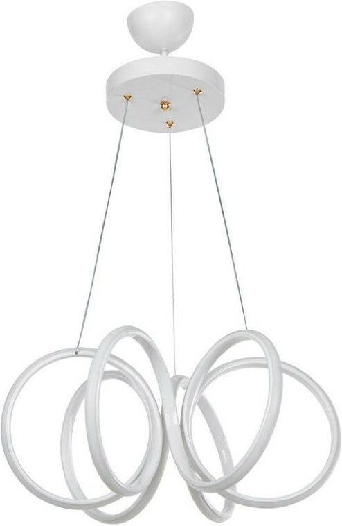 Ilya weiße spiralförmige LED-Pendelleuchte MDL4439
