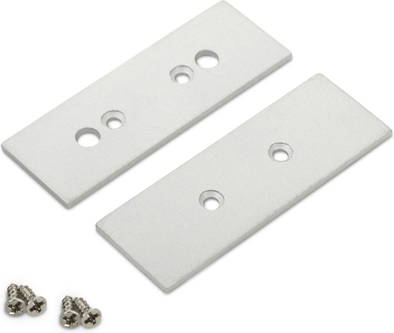 So-tech - Endkappenset für led Profil-41 49 x 17 x 1,5 mm Aluminium offen / geschlossen