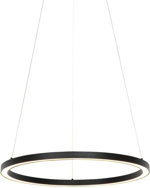 Smarte Hängelampe schwarz 60 cm inkl. led und rgbw - Girello