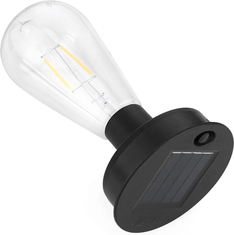 Solarlampe – Warmes Licht – Solarbeleuchtung für den Außenbereich – Automatische Ein-/Ausschaltung – Wasserdicht – Für Z...