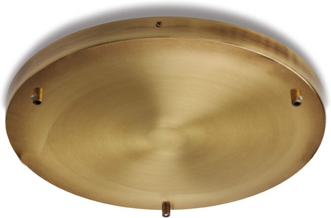 Rosette - Rosette aus bronziertem Eisen mit mehreren Kabeln, Durchmesser 40, mit 3 Löchern H.3 - Ø40 - BL290-PL3-DM40-BR...