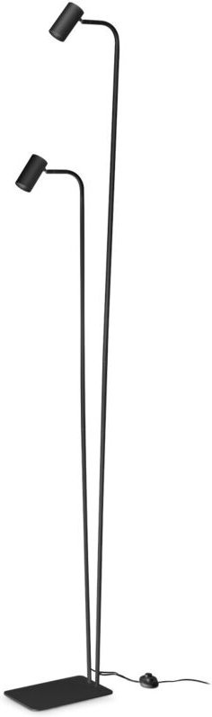 Ginger Mehrarmige Stehlampe Schwarz - Ideal Lux