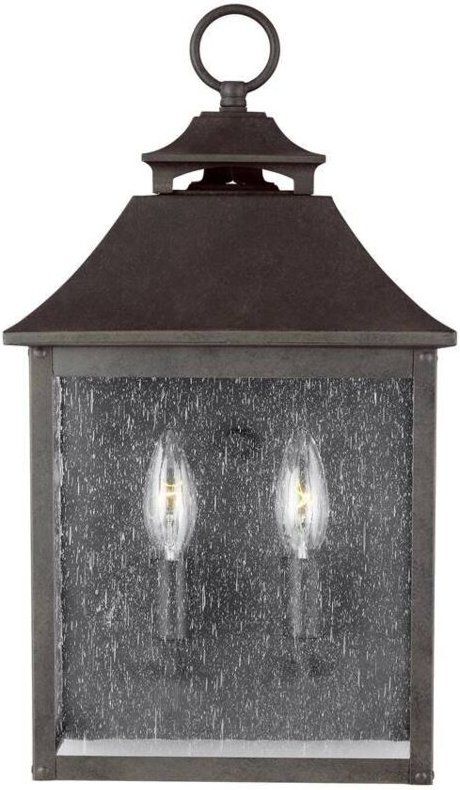 Elstead Feiss Galena Außenwandlaterne Sable, IP44