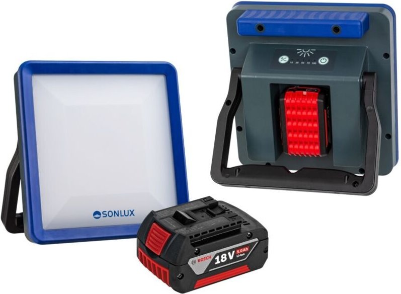 4000lm Akku-LED-Baustellenstrahler - 3 Jahre Garantie und reparierbar Sonlux