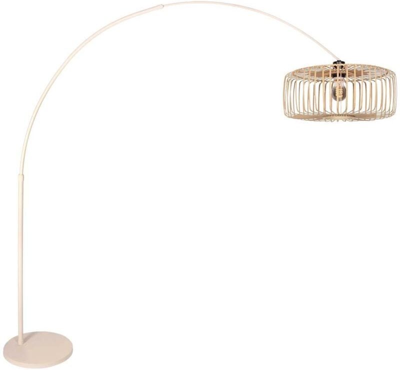 Stehlampe - Sparkled Light - beige natürlich - - Steinhauer