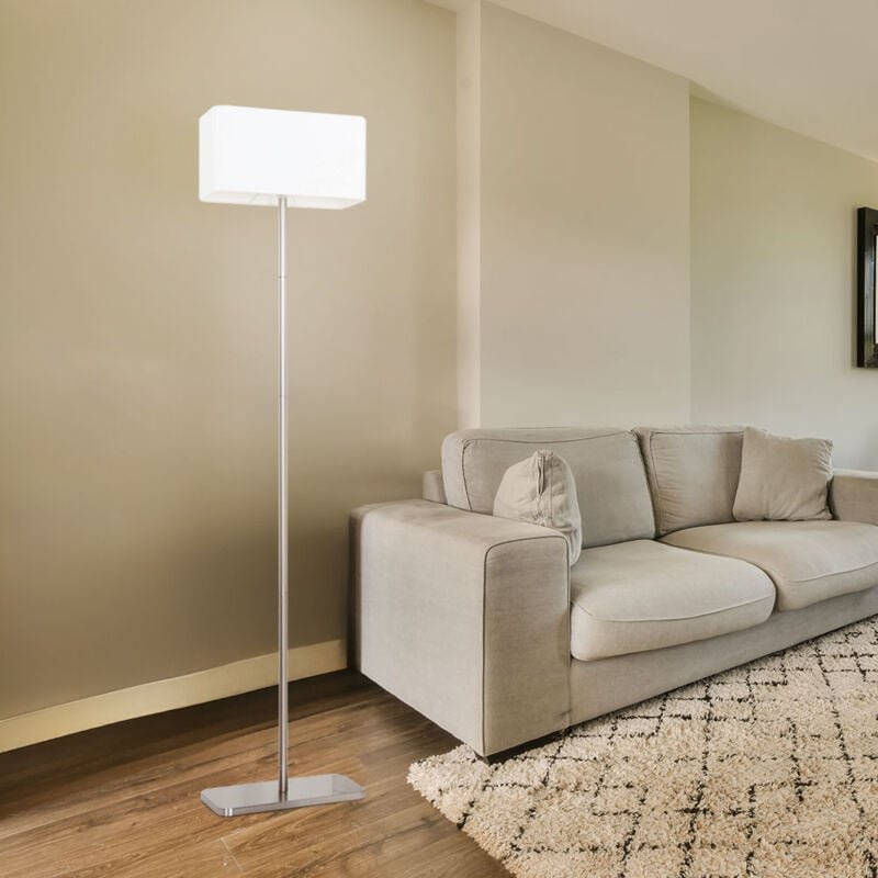 Eglo - Stoff Steh Leuchte Blüten Muster Stand Lampe Tritt Schalter Massive 38063/38/10