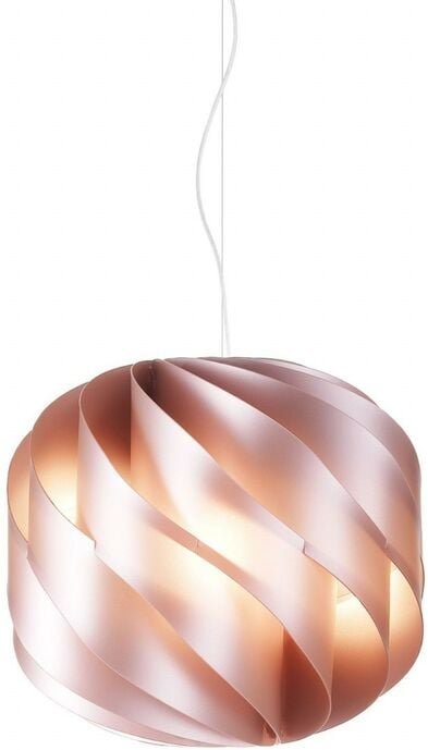 Rosa Metallaufhängung aus verchromtem Metall Cm. 15 x 14 Uhr