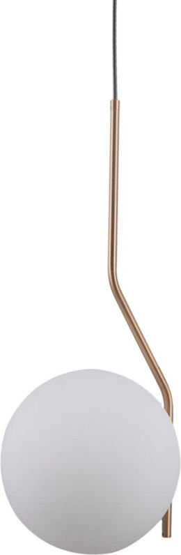 Thumbnail - Carimi - Moderner hängender Anhänger Honig Messing 1 Licht mit weißem Schatten, E27 - Italux