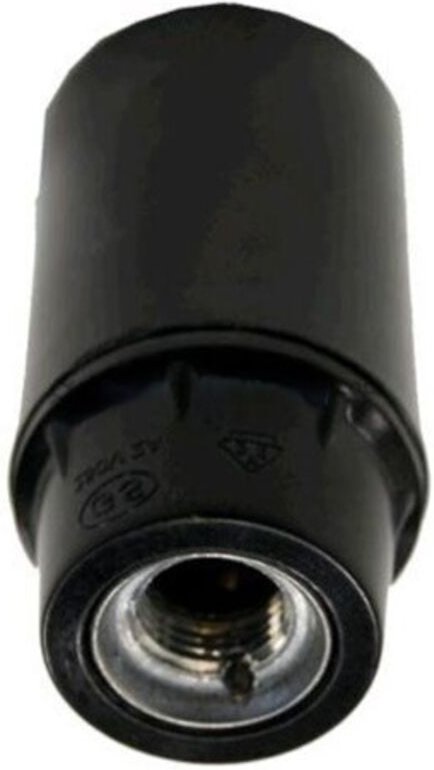 GSC - Lampenfassung E14 glatter schwarzer Bakelit 2200283