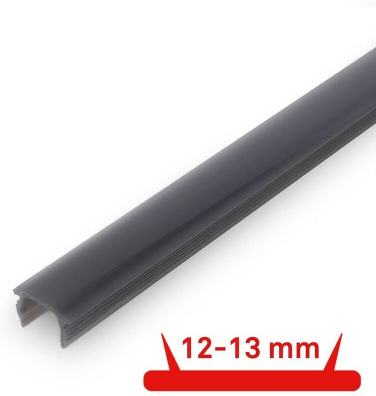 Briloner - Pimp your Panel Diffusor 1,3m Profilschiene Kürzbar Klemmbar Rauchglasoptik