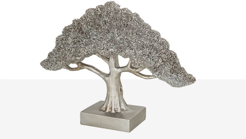 Silberner Harzbaum 31x8x22cm