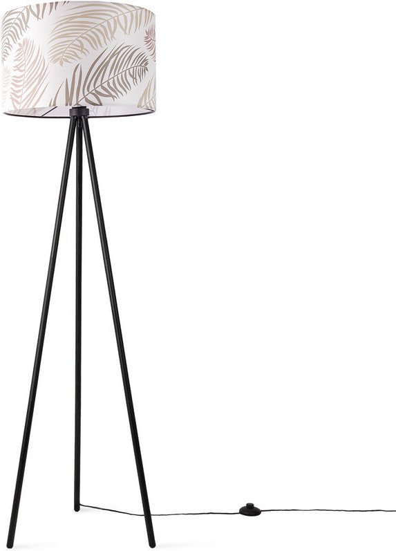 Paco Home - Wohnzimmer Stehleuchte Kinderzimmer Lampenschirm Zimmer Deko Schlafzimmer Palme Grün (Ø45.5cm), Stehleuchte ...