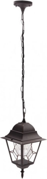 Fabrilamp - Pendelleuchte aluminium bootes 1xe27 braun regx18,5x18,5 cm ip44