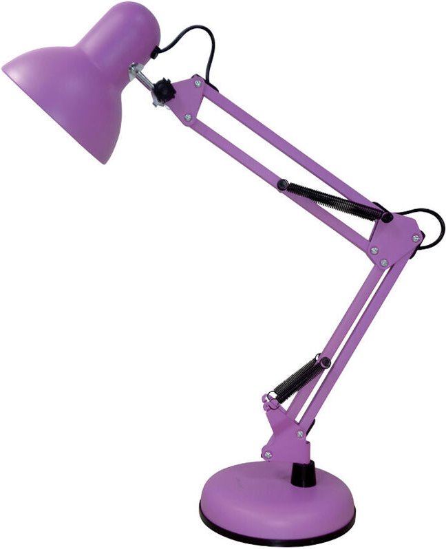 Gelenkige Schreibtischlampe viar 1xe27 lila 55x12,5x14cm