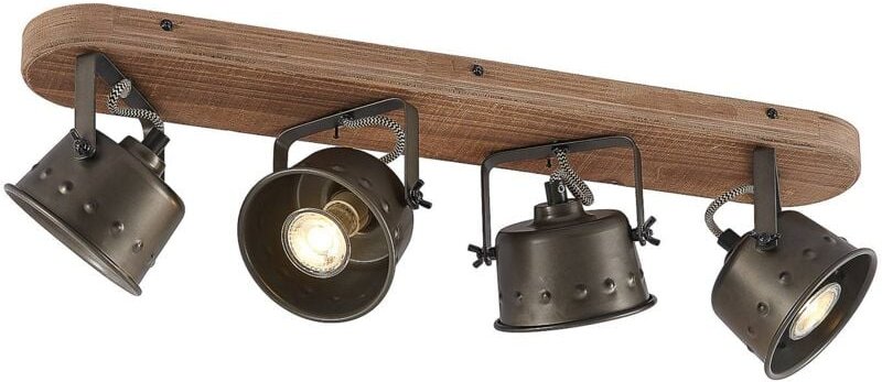 Thumbnail - Lindby - Strahler 'Rubinjo' aus Metall für Wohnzimmer & Esszimmer von