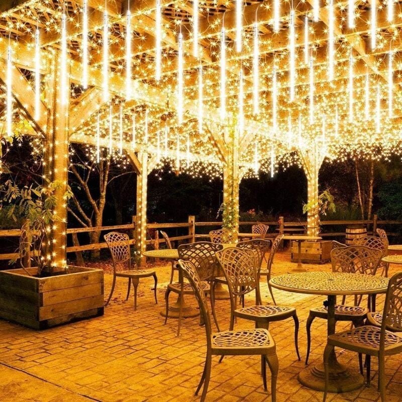 Verkauf 50 m Meteorschauer-Regenlichter, leuchtende LED-Meteorschauer-Regenlichter, wasserdichte Regenregenlichter, 30 c...