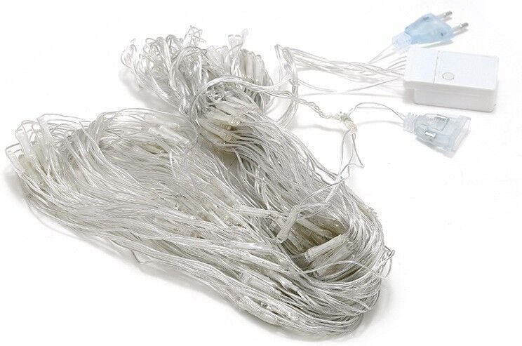 LED-Lichterkette mit Stecker, 8 Modi, Lichterkette, Lichtervorhang, Außen- und Innendekoration für Weihnachten, Hallowee...