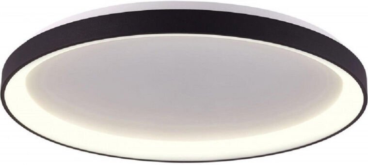 Trade Shop - plafoniera tonda modern led cct 30 w luce 3000K 4000K soffitto parete 230V 38CM - Schwarz