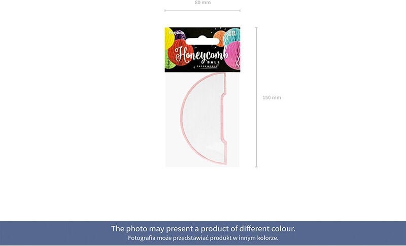 Papierball, weiß, 10cm