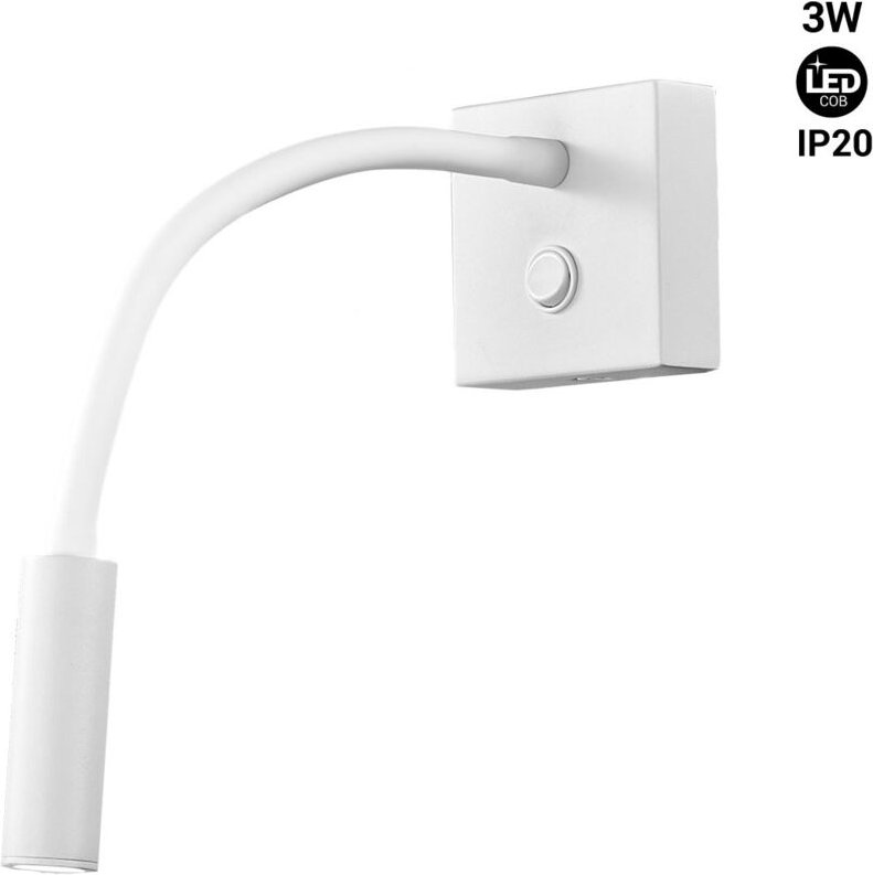 Wandleuchte mit LED-Leselampe "HALE" 3W