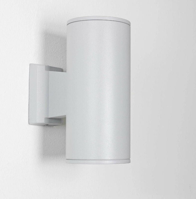 Licht-erlebnisse - Außenlampe Wand ø 10,7 cm E27 IP44 Haus Garten Aluminium Modern Wandlampe außen
